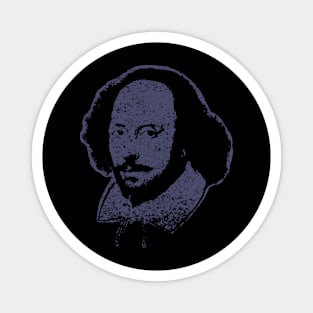 Embrace Literary Brilliance - William Shakespeare Pop Art Design From the Chandos Portrait Magnet